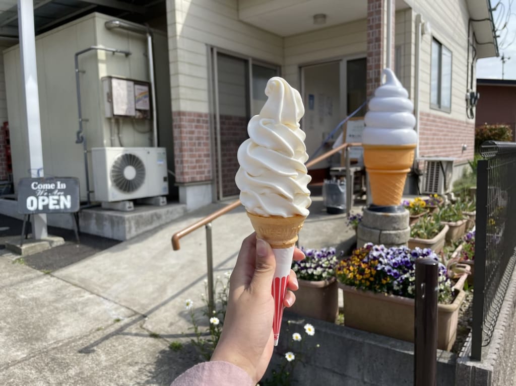金子牧場のソフトクリーム