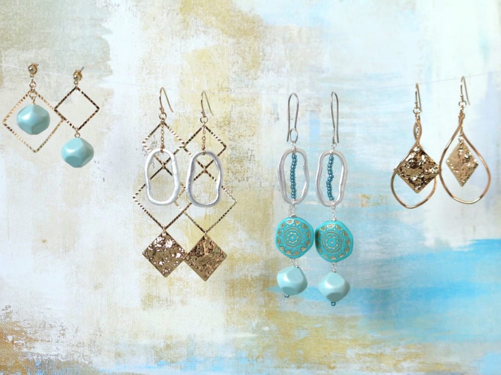 ハンドメイドアクセサリーイヤリングピアス