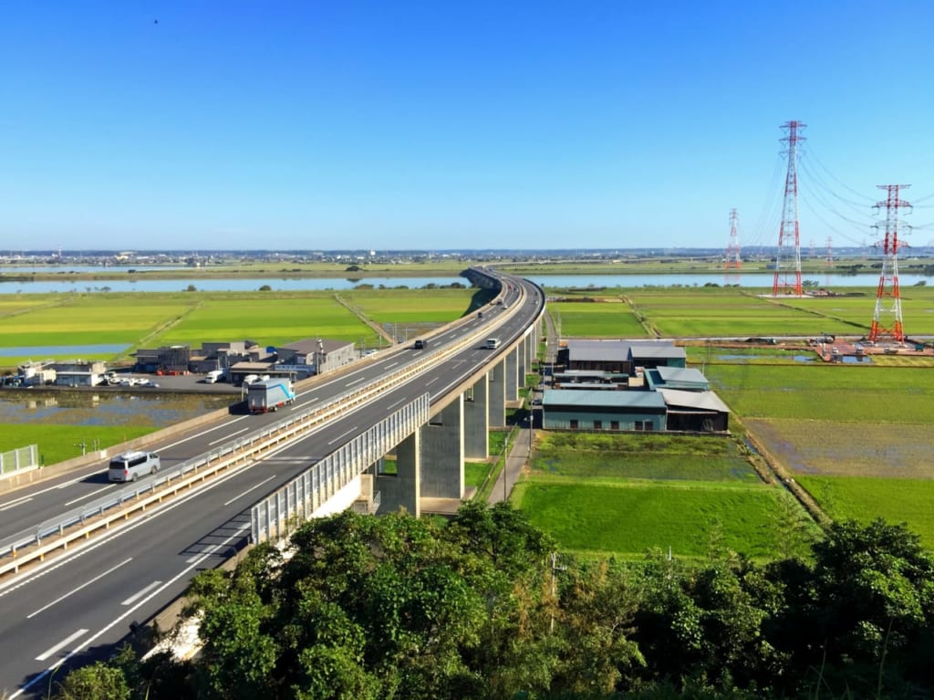 高速道路　佐原