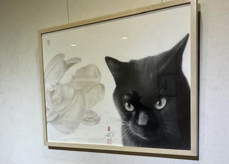 2022猫とガラス