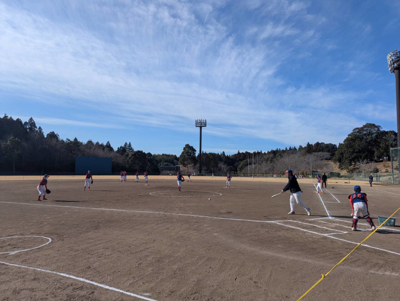 うすいブルージェイズ 雷電杯の様子