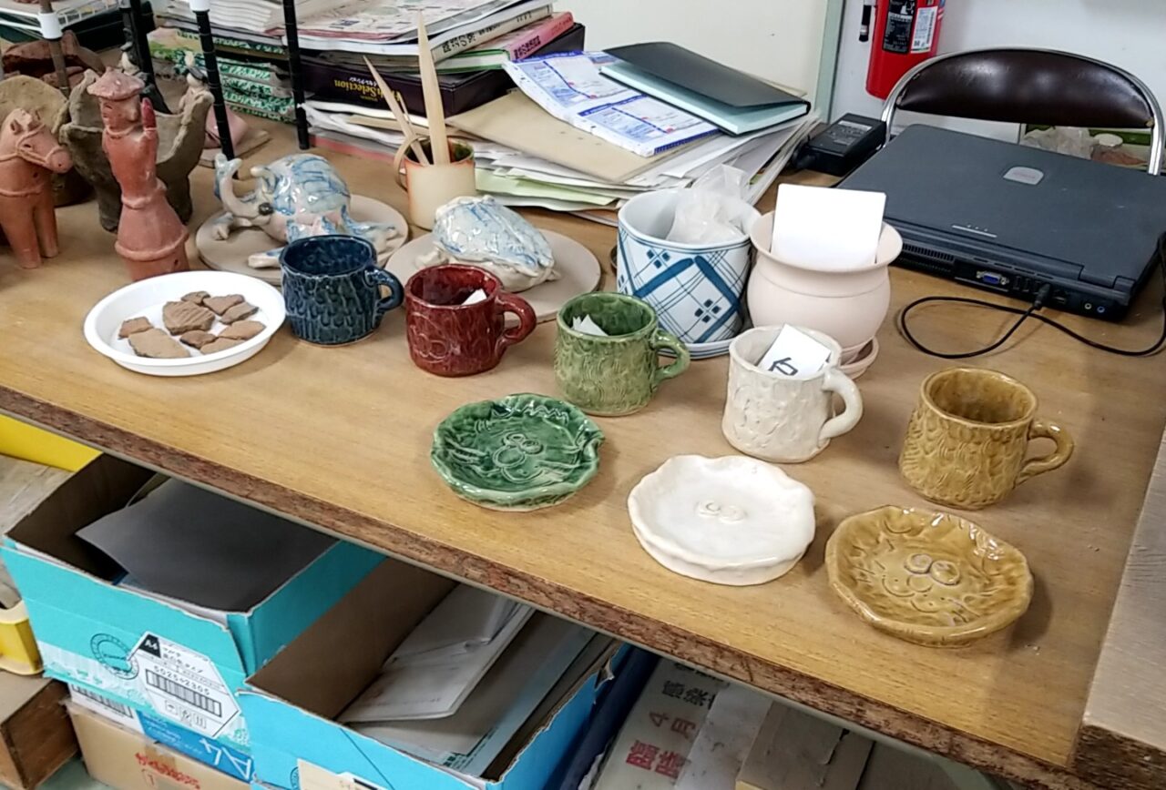陶芸体験　色選び