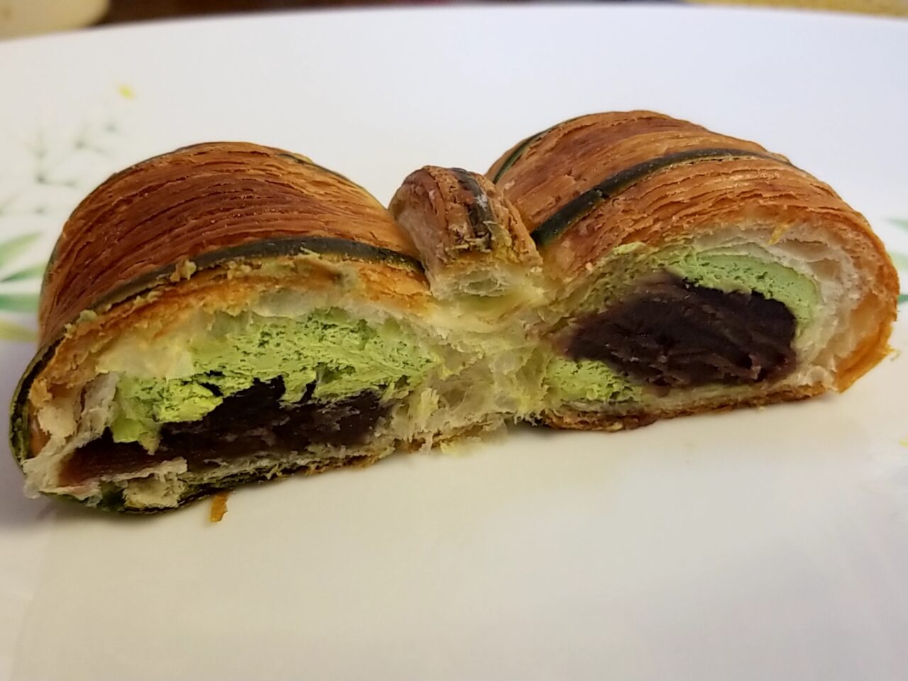 小鳥パン　宇治抹茶リボン