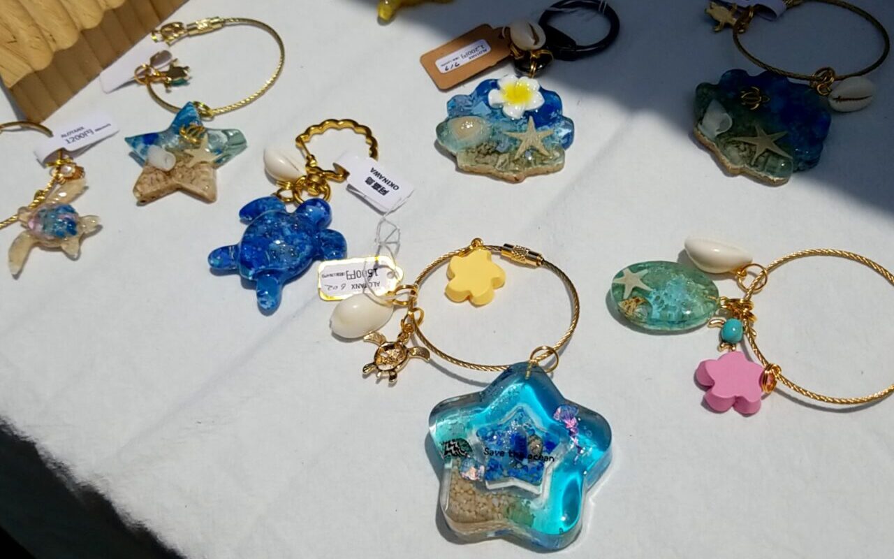 sakuraヘルシーテラス マルシェ 海洋プラスチックキーホルダー