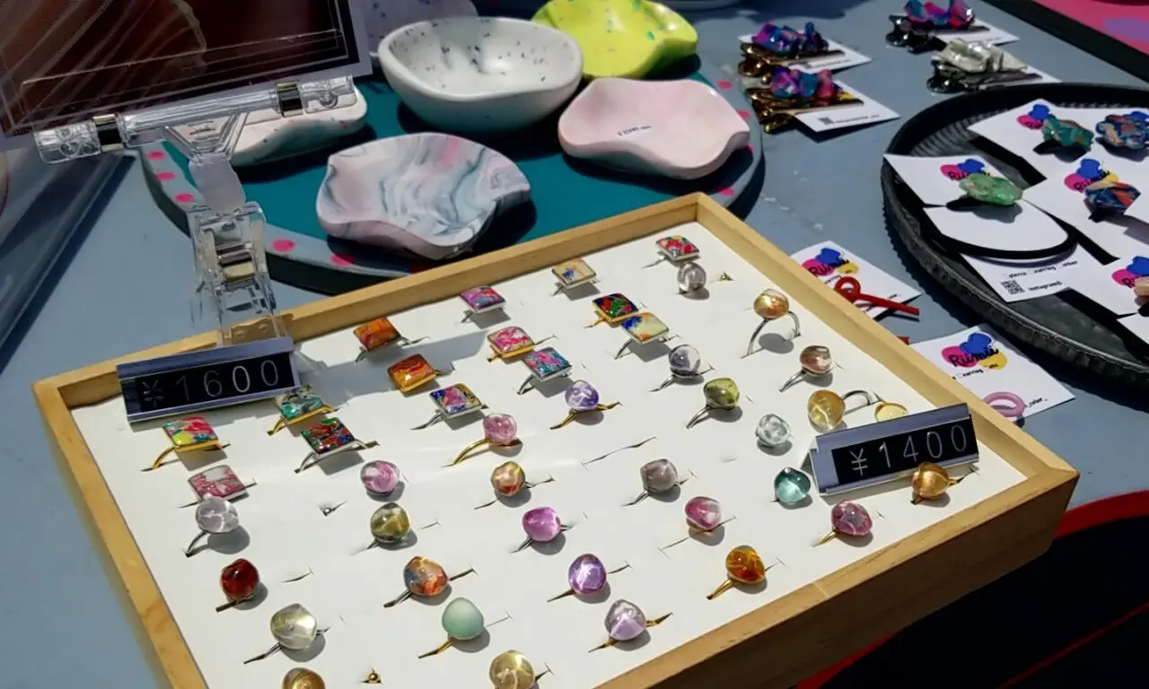sakuraヘルシーテラス マルシェ レジン指輪