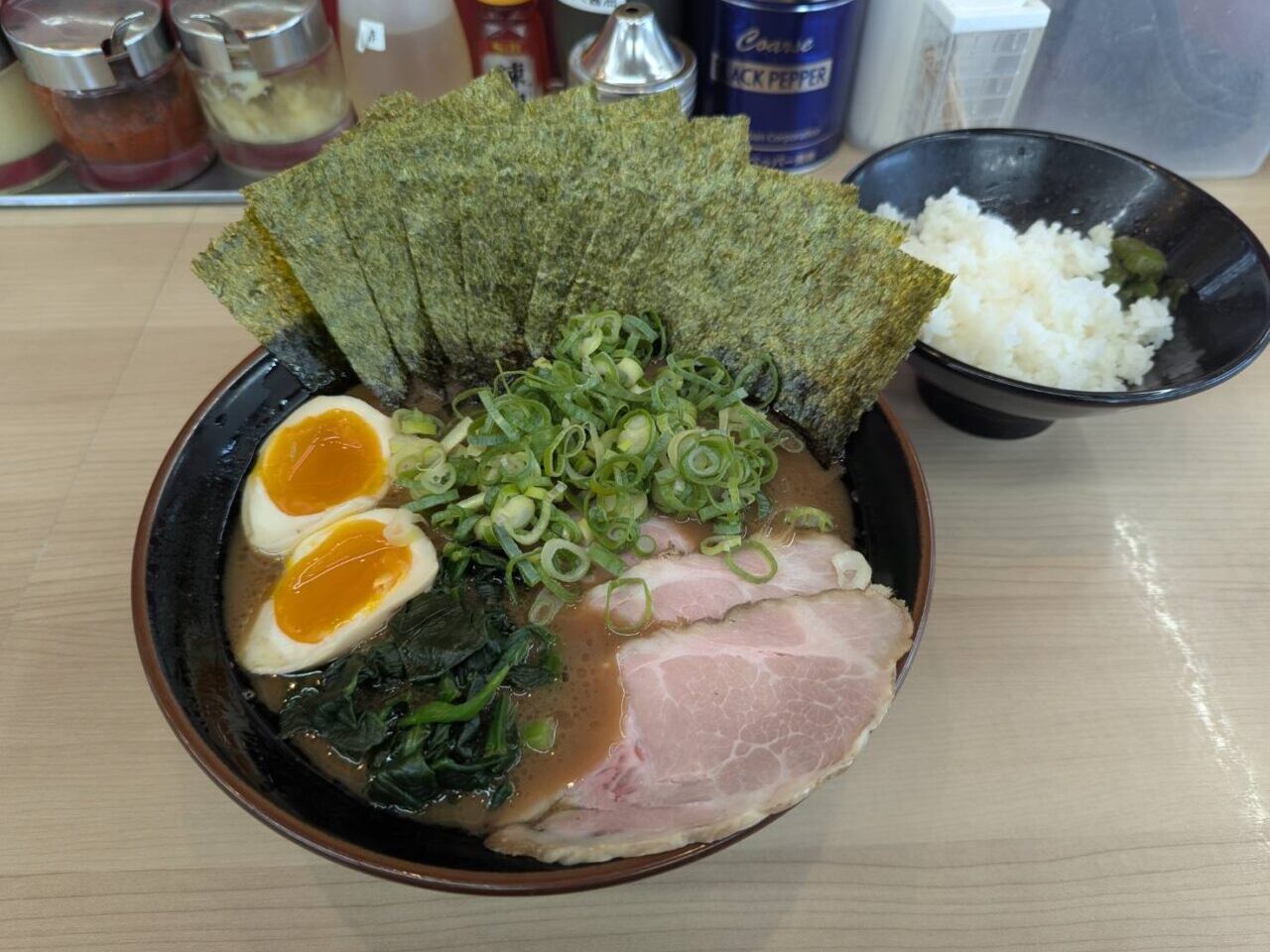 武道家 心　ラーメンライスセット