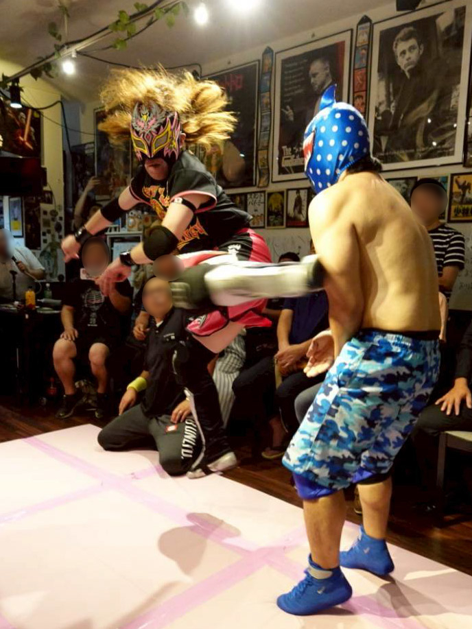 佐倉マットプロレス　キック