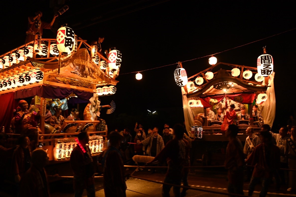 佐倉の秋祭り　夜