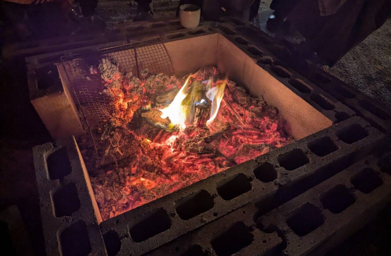 クルクルカフェ　焚き火
