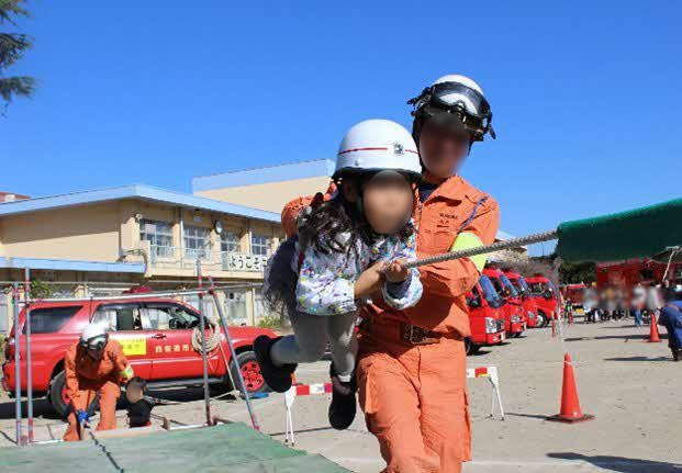 ロープ渡り体験