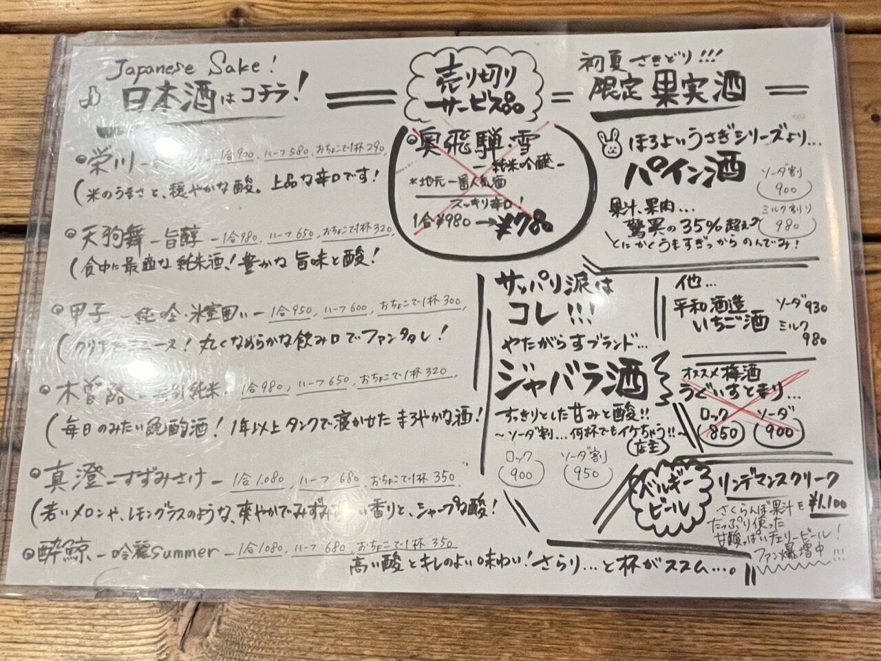 メニュー